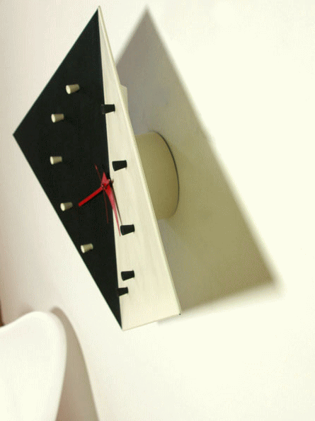 ジョージ・ネルソンがデザインしたカイト・クロック（Kite Clock）のディテール