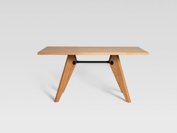 ジャン・ブルーヴェがデザインしたソルベイテーブルW1500
