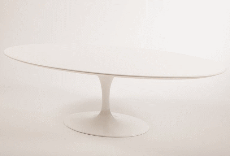 エーロ・サーリネンのチューリップダイニングテーブル 楕円199×121cm（イタリア製）