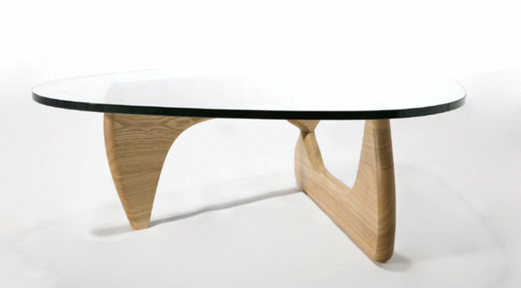 イサム・ノグチがデザインしたコーヒーテーブルIN50（脚：アッシュ）